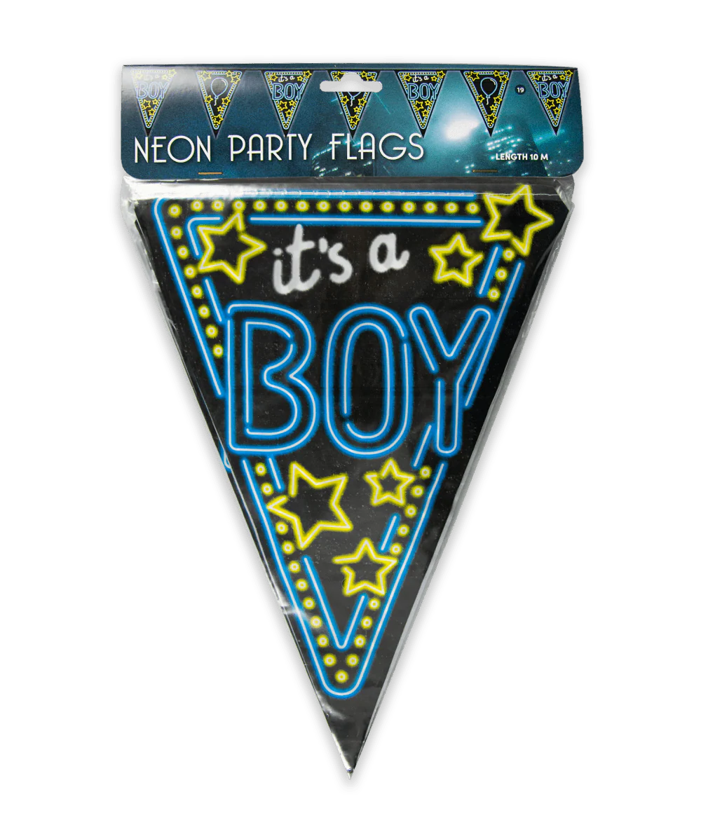 Geboorte Slingers Its a Boy! Neon 10m - Image 2