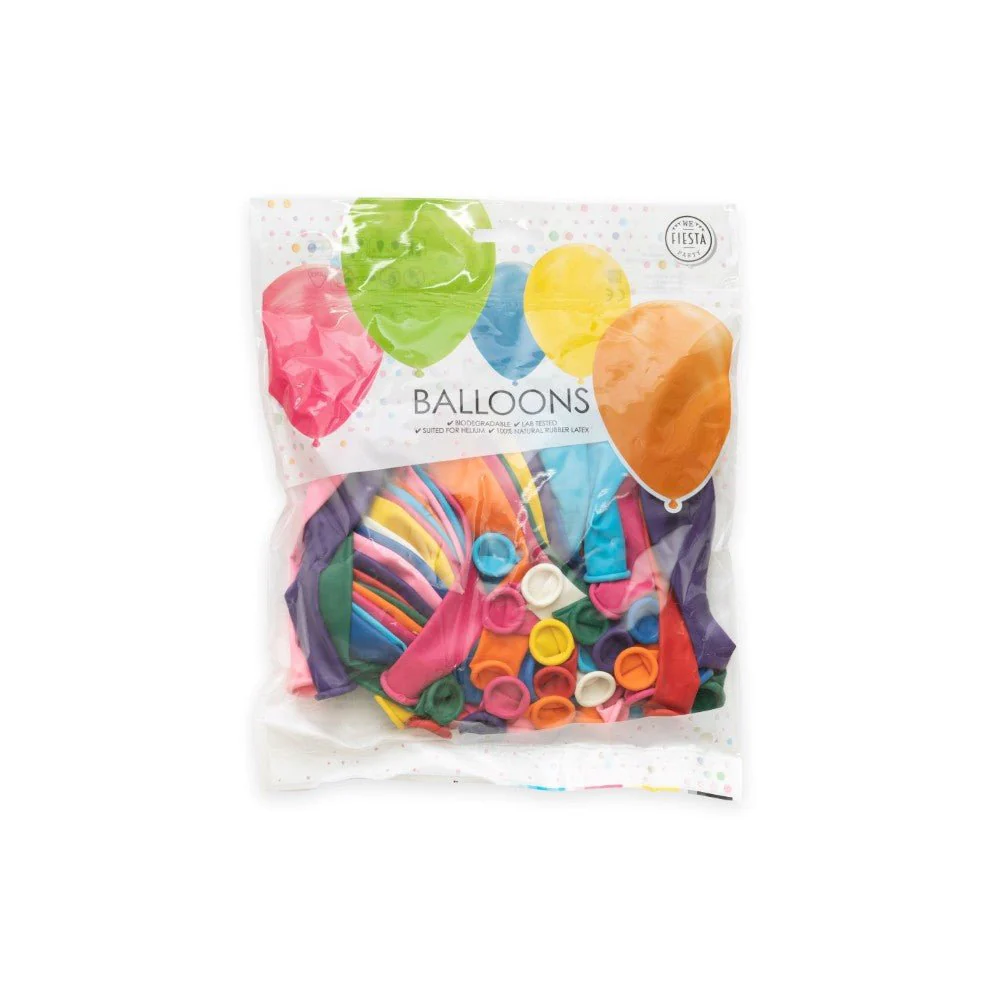 Gekleurde Ballonnen Mix 31cm 50st