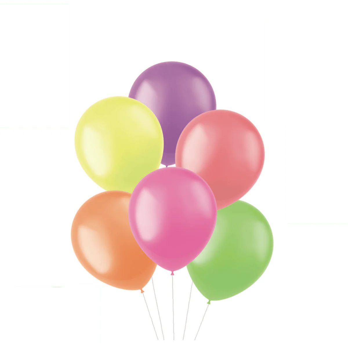 Gekleurde Ballonnen Neon 33cm 10st