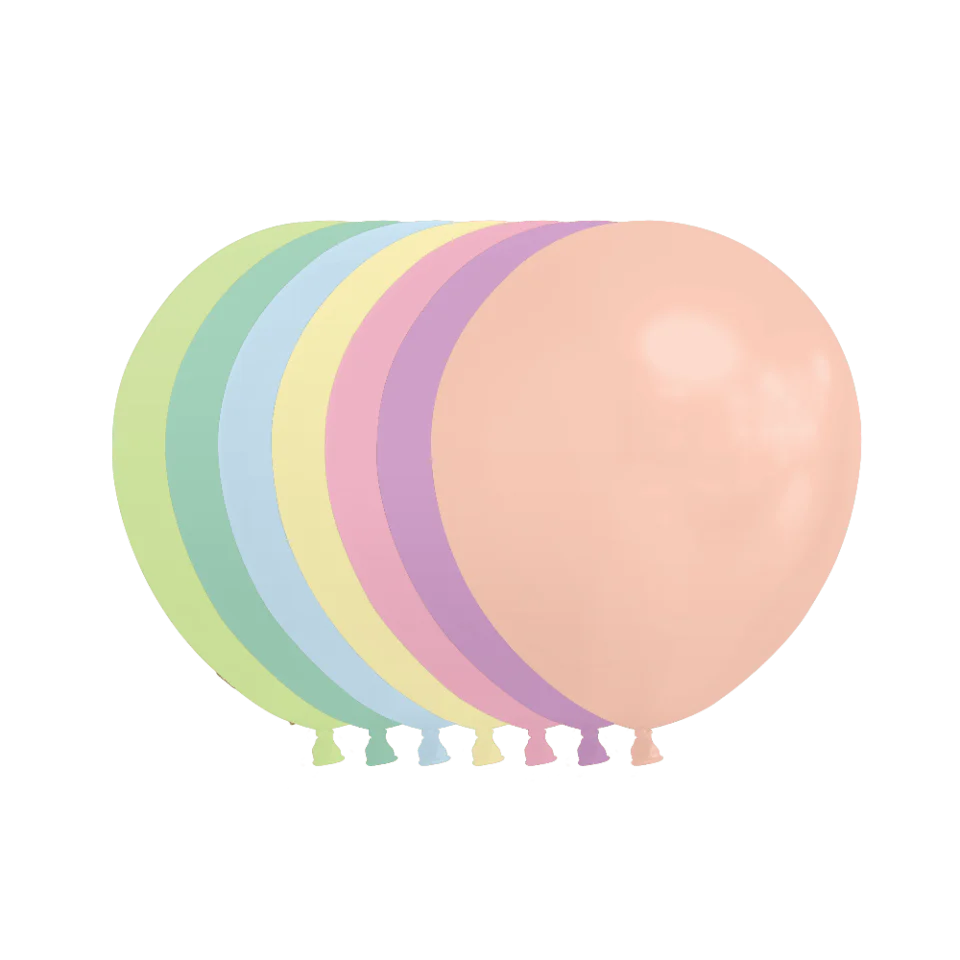 Gekleurde Ballonnen Pastel 13cm 100st