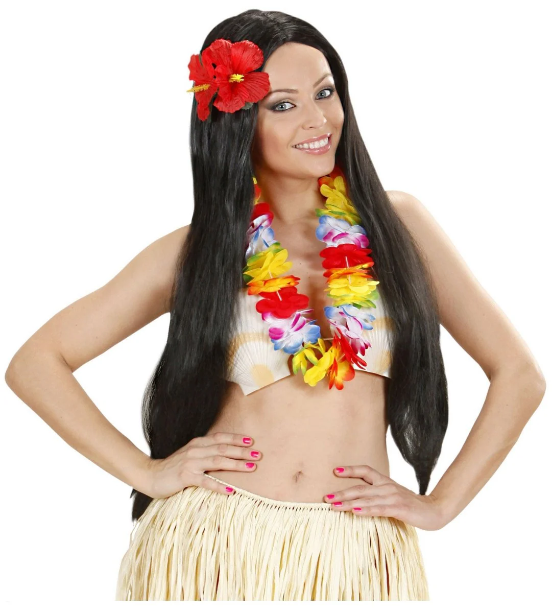 Gekleurde Hawaii Krans Luxe - Image 2