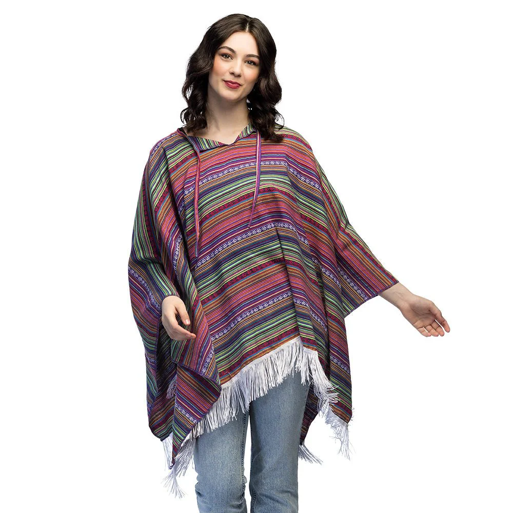 Gekleurde Poncho Mexicaans - Image 2