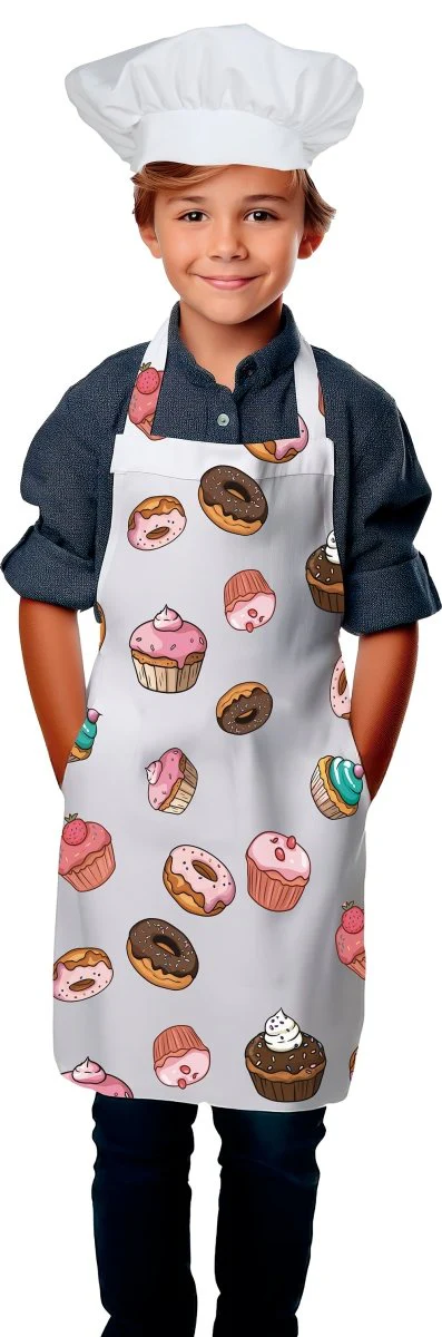 Gekleurde Schort Kind Cupcakes - Image 3