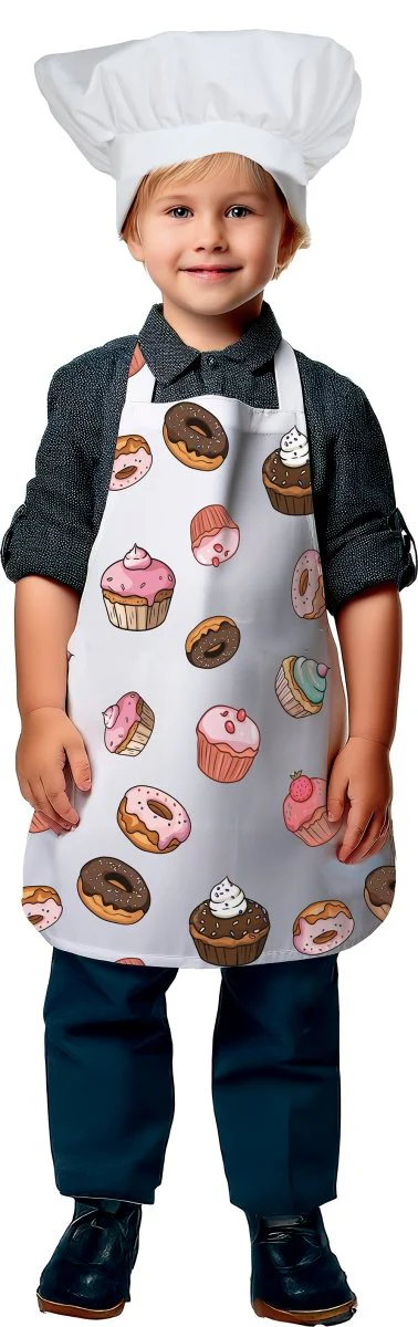 Gekleurde Schort Kind Cupcakes - Image 4