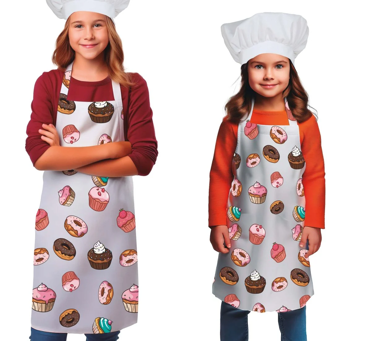 Gekleurde Schort Kind Cupcakes - Image 5