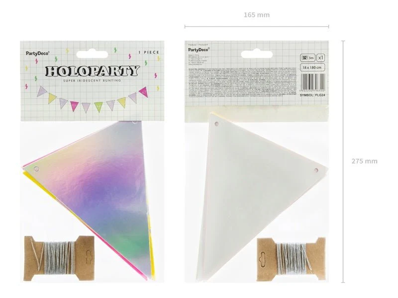 Gekleurde Slinger Holografisch 1,8cm - Image 4