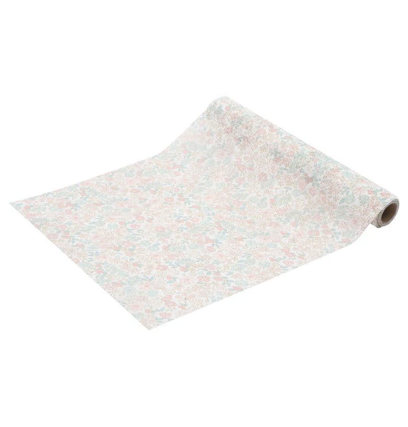 Gekleurde Tafelloper Bloemen 5m