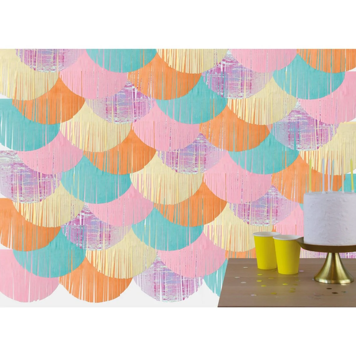 Gekleurde Wanddecoratie Pastel 2m - Image 4