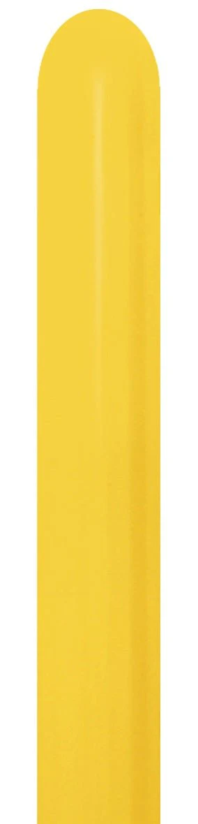 Gele Modellleerballonnen 7,6Cm Dik 1,52m 50st