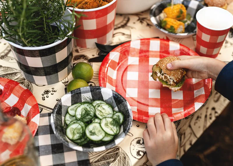 Geruite papieren kommen, mix, 17 x 4,5 cm - Image 5