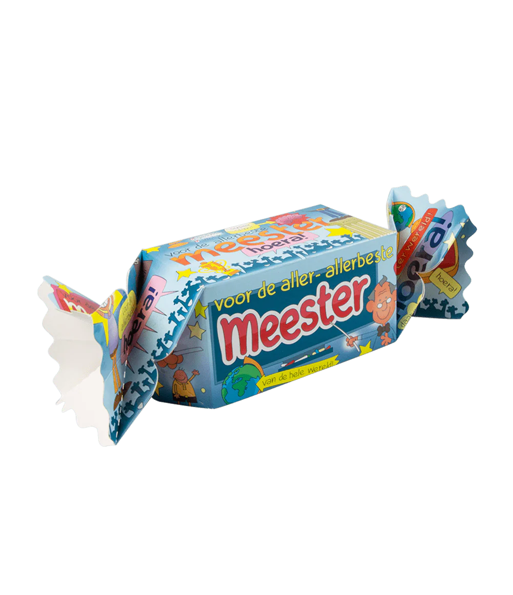 Geschenkdoosje Meester 26cm