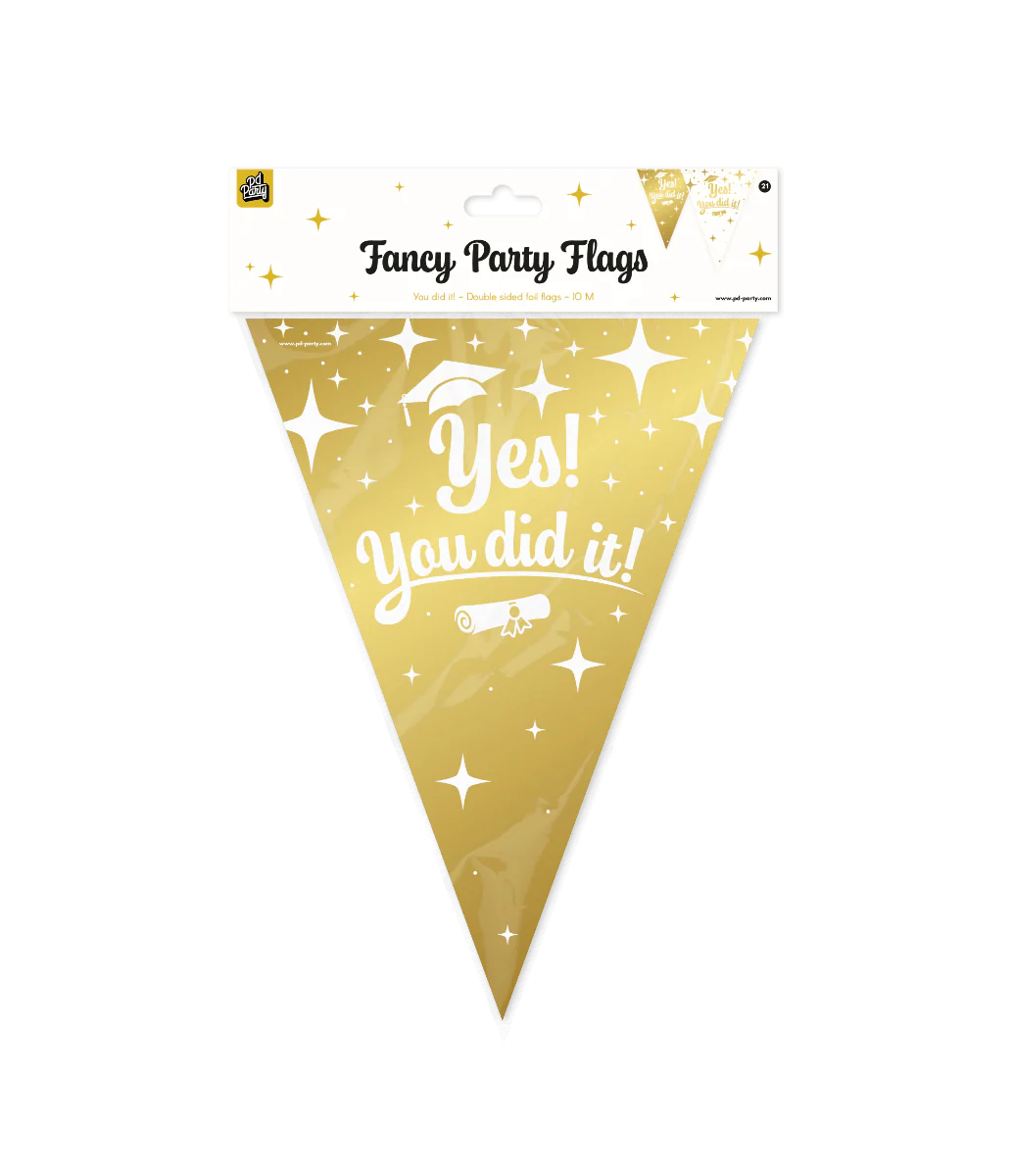 Geslaagd Slinger Wit Goud You Did It 10m - Image 2