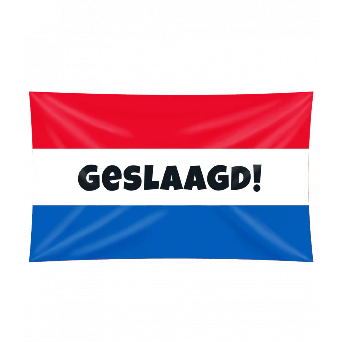 Geslaagd Vlag Xxl 1,5m