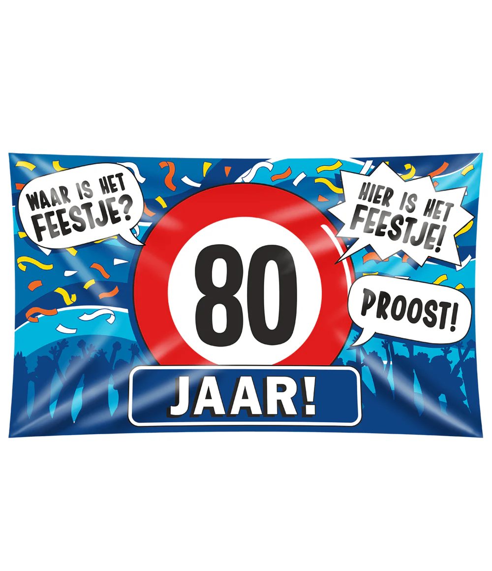 Gevelvlag 80 Jaar 1,5m