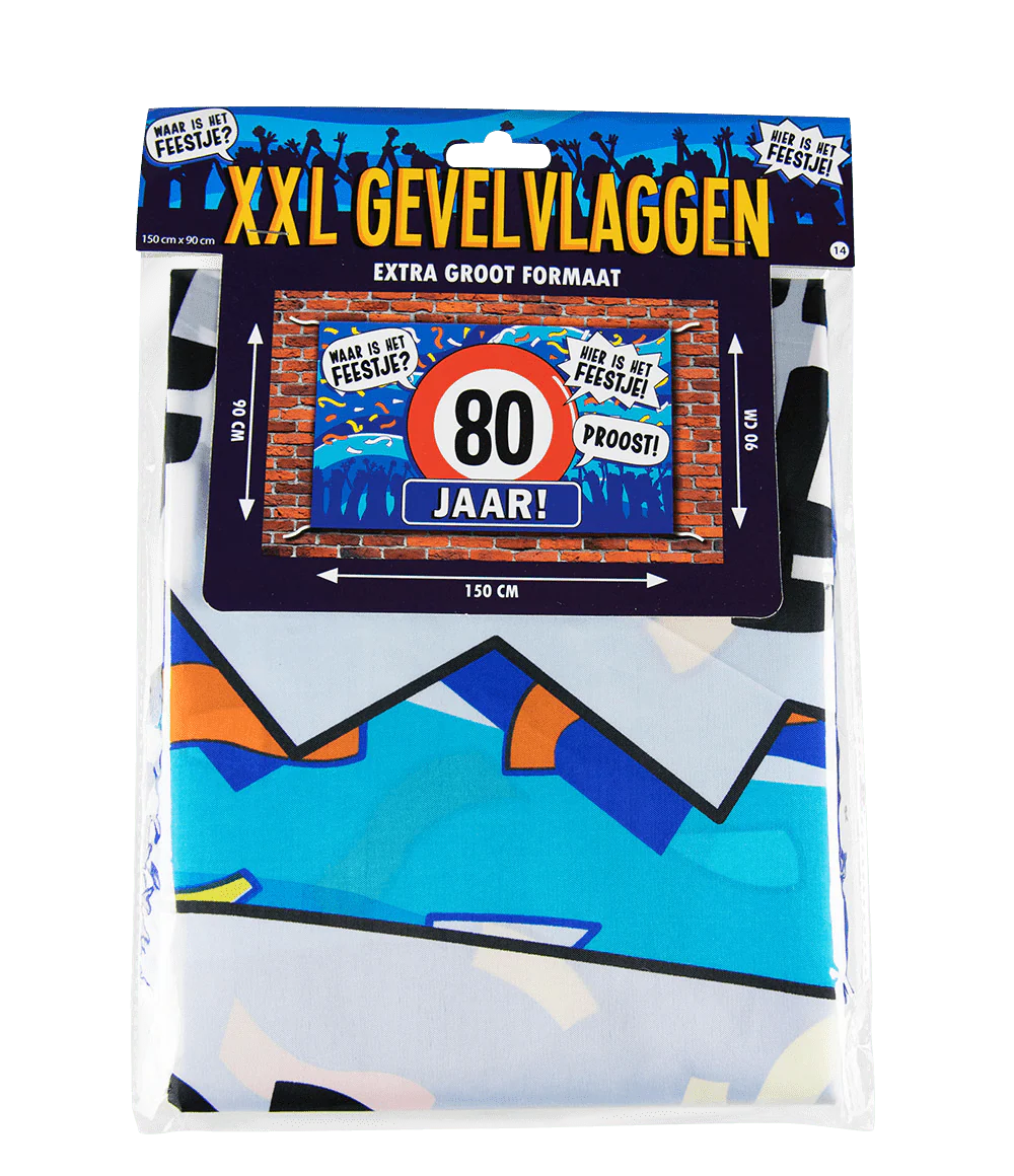 Gevelvlag 80 Jaar 1,5m - Image 2