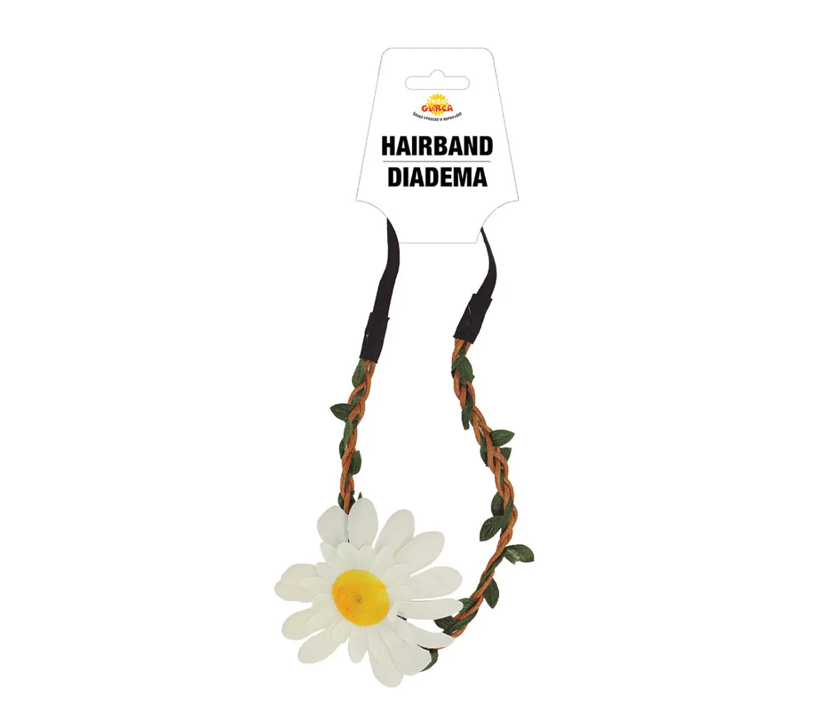 Gevlochten Haarband met Bloem - Image 3