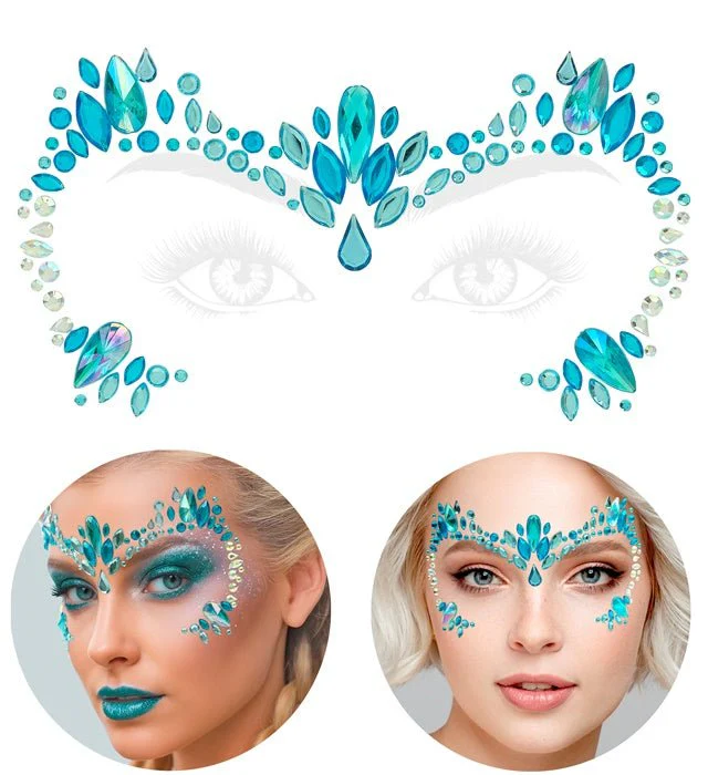Gezichtsdecoratie Prinses Carnaval - Image 4