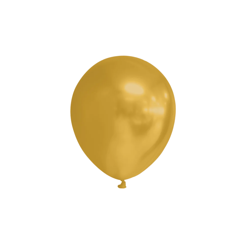 Gouden Ballonnen Metallic 13cm 100st