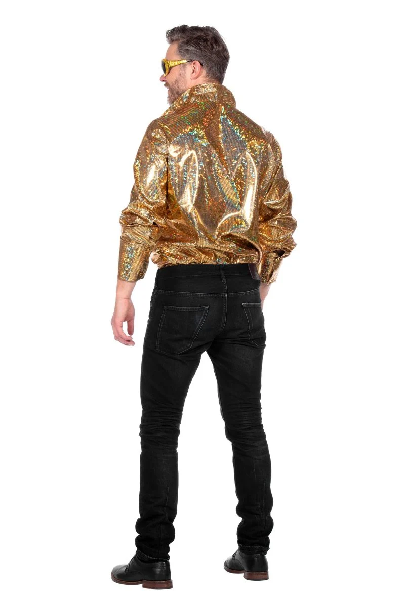 Gouden Blouse Heren Disco - Image 3