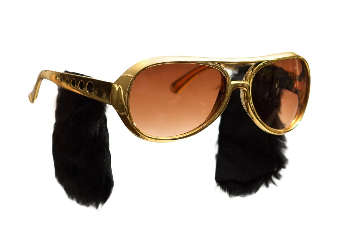 Gouden Elvisbril Bakkebaarden