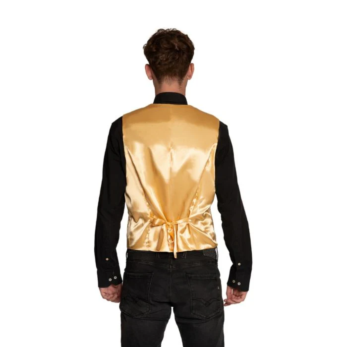 Gouden Gilet Met Strik 2 delig - Image 2