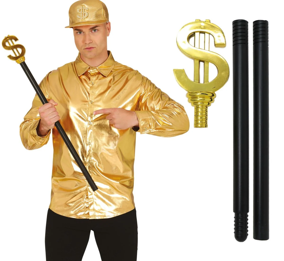 Gouden Scepter Dollar 76cm - Image 2
