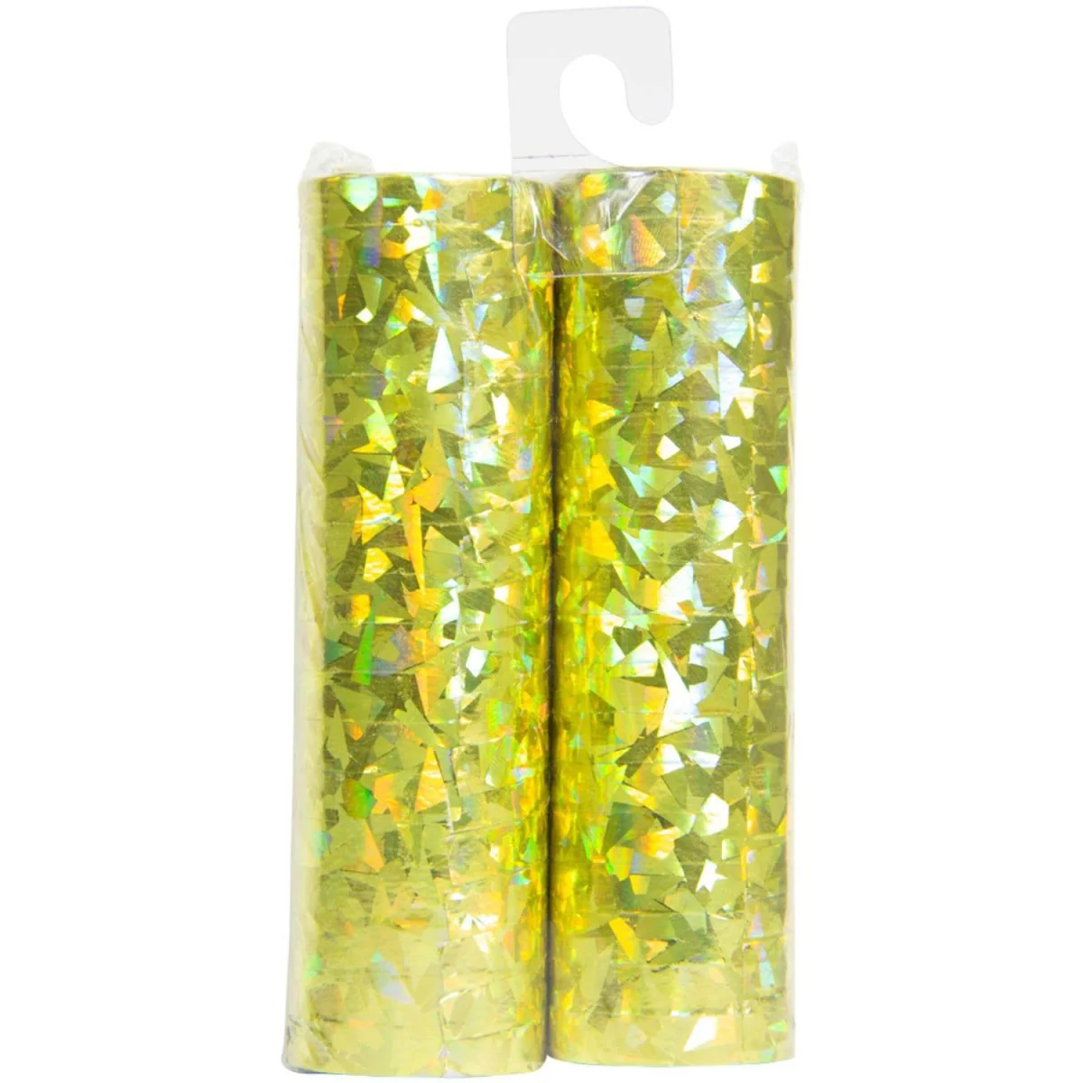 Gouden Serpentines Holografisch 4m 18 ringen 2st
