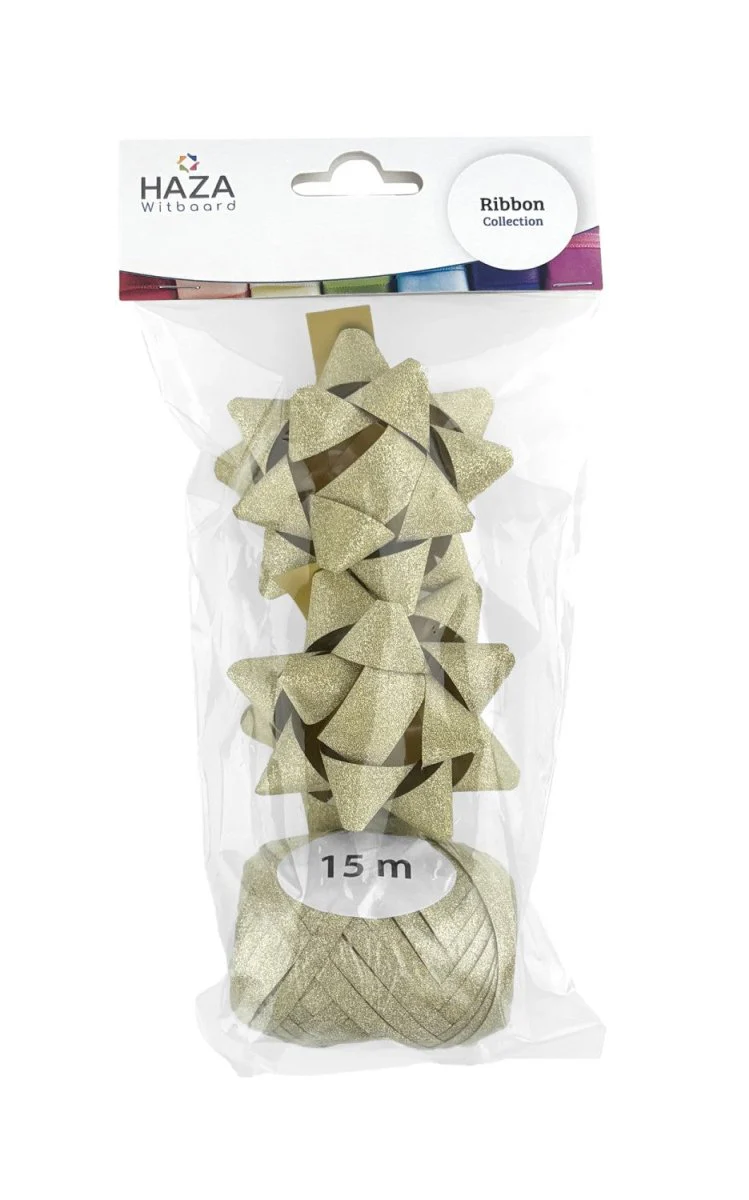 Gouden Strik Set Glitter 3 delig - Image 2