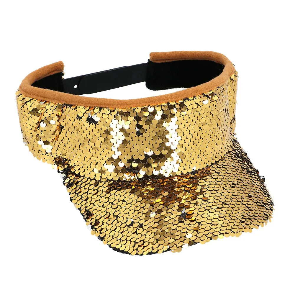 Gouden Zonneklep Pailletten - Image 2