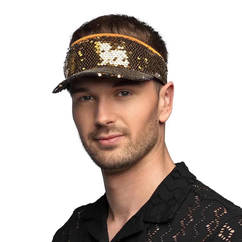 Gouden Zonneklep Pailletten - Image 3