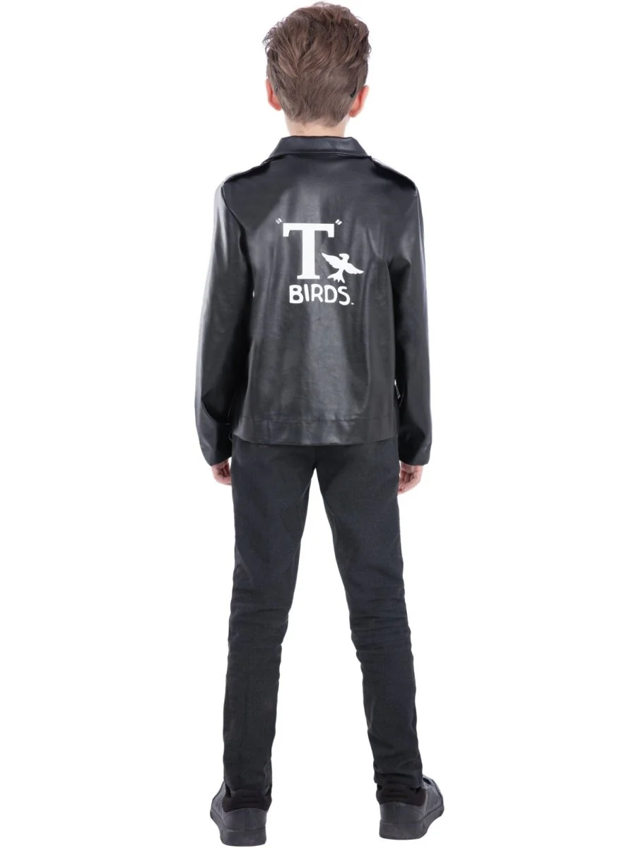 Grease Jas Zwart Jongen T-Bird - Image 4