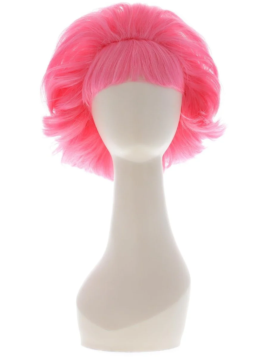 Grease Pruik Roze Frenchy - Image 2
