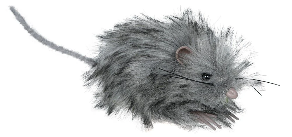 Grijze Nep Muis 11cm - Image 5