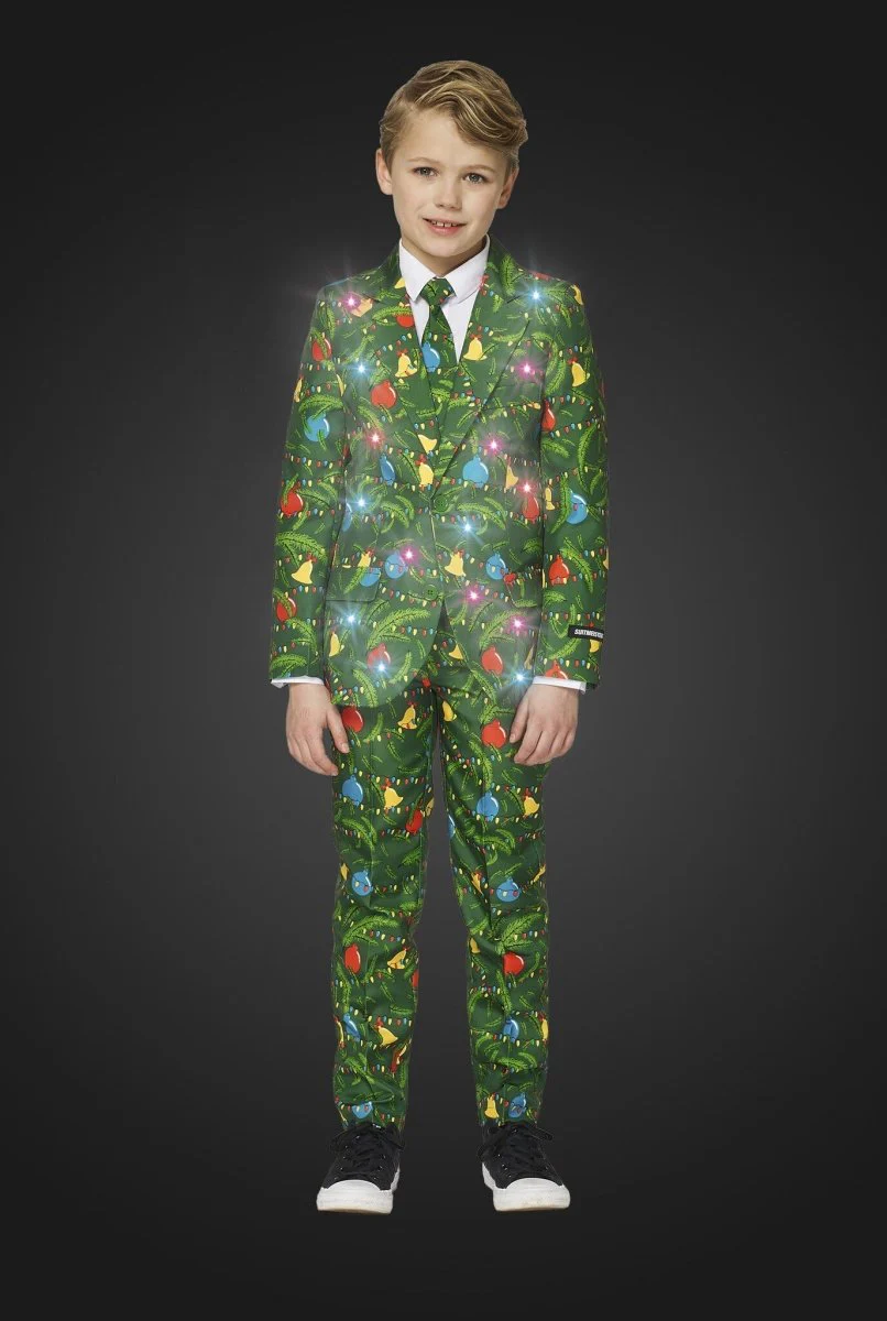 Groen Pak Kerstmis Met Licht Kind - Image 3