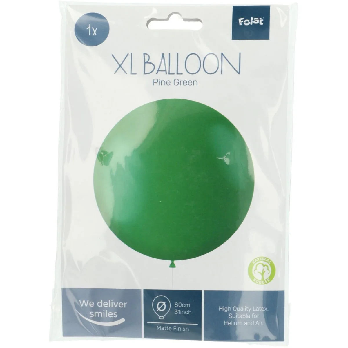 Groene Ballonn Pine Green 80cm - Image 2