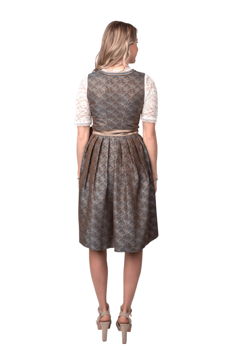 Groene Dirndl Jurk Oktoberfest Dames Jaquard - Image 3