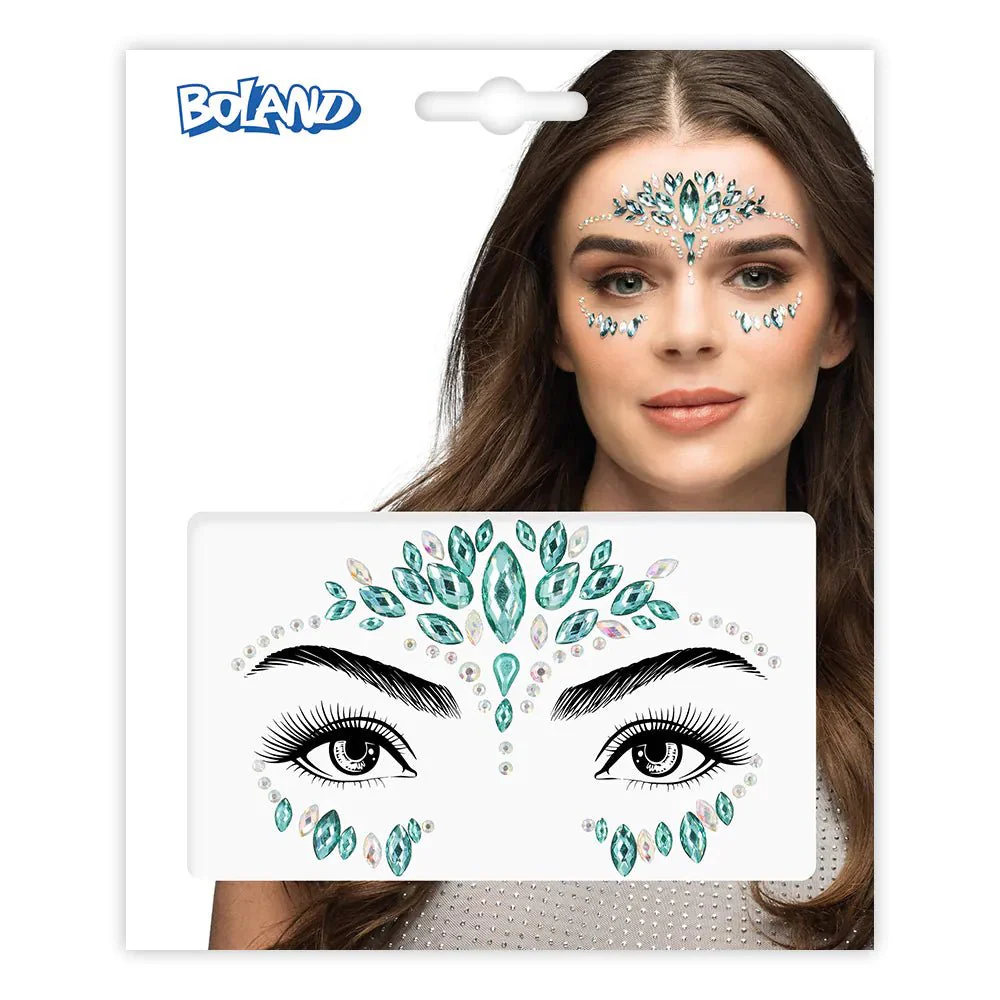Groene Gezicht Stickers Emilia - Image 2