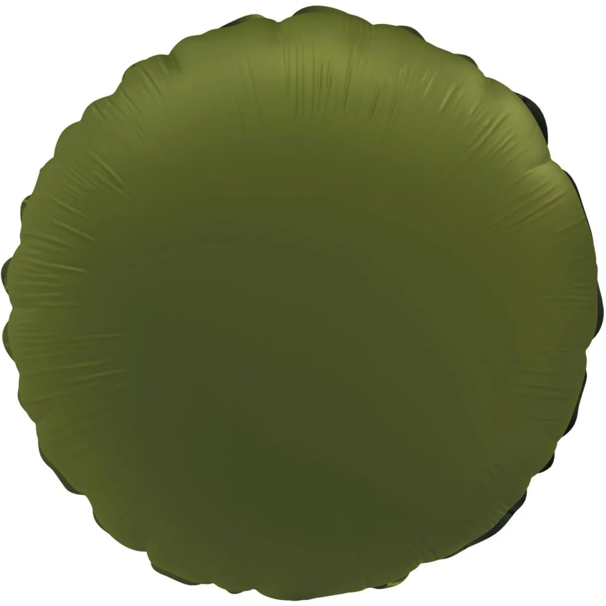 Groene Helium Ballon Rond Leeg 45cm