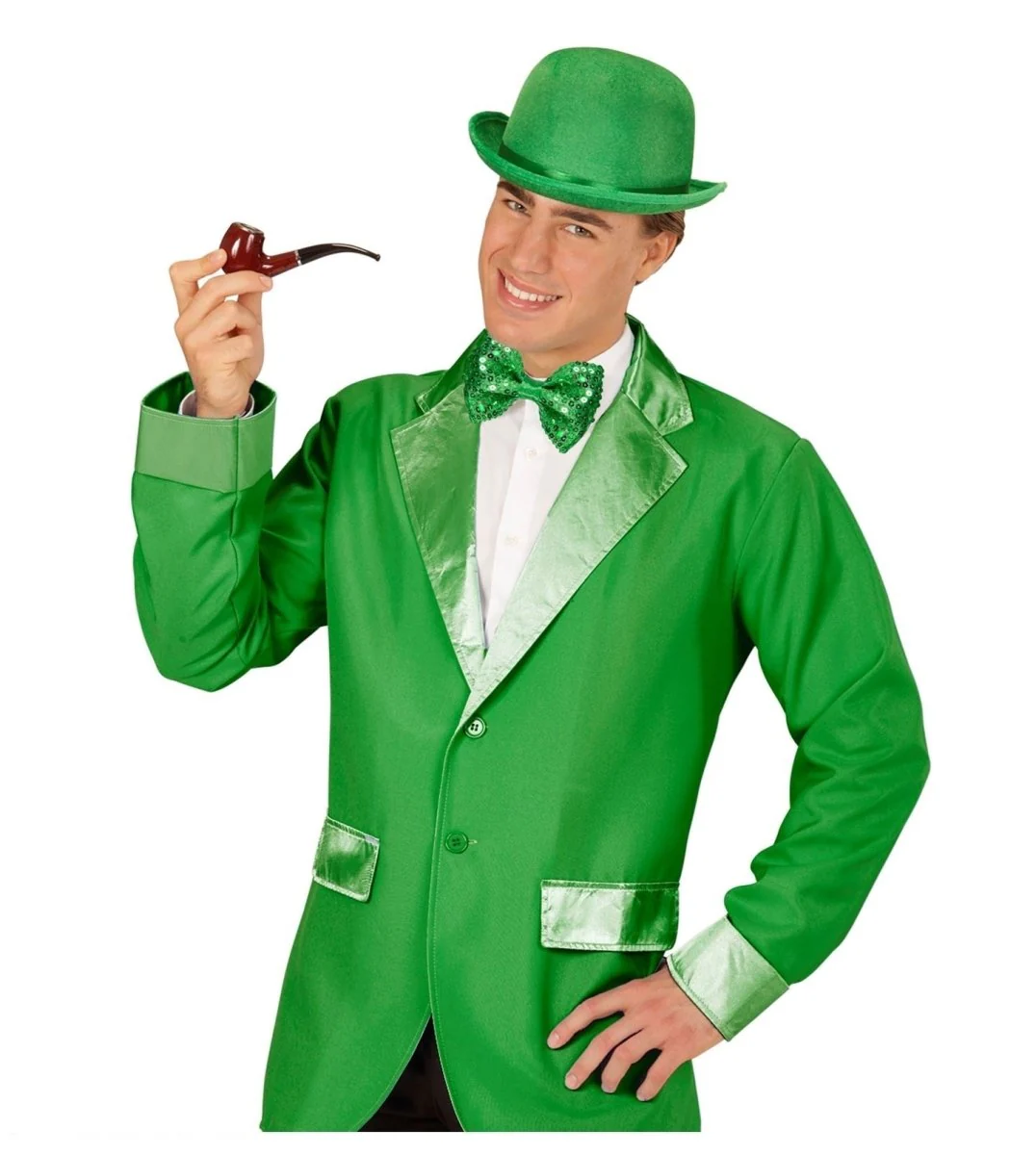 Groene Strik Pailletten Met Licht - Image 5