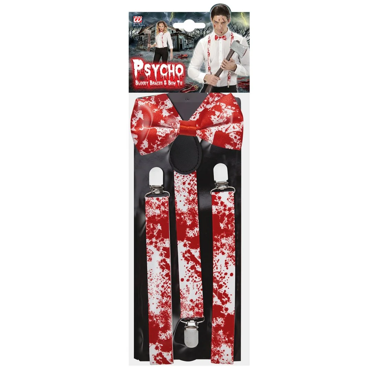 Halloween Accessoireset Bretels En Strik 2 delig - Image 5