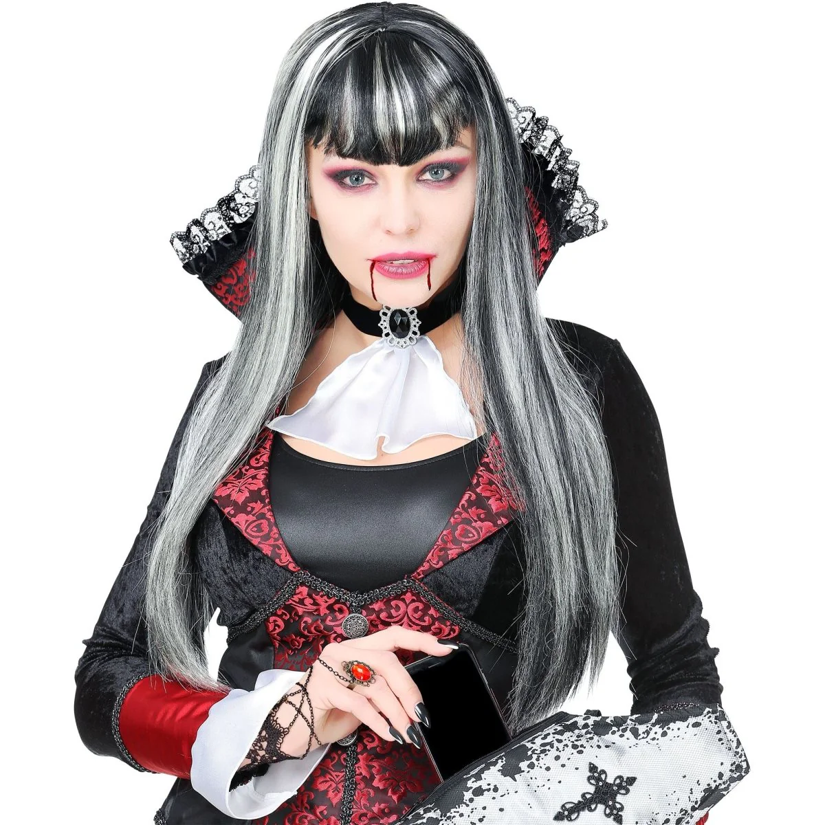 Halloween Armband Rode Steen Kant - Image 3
