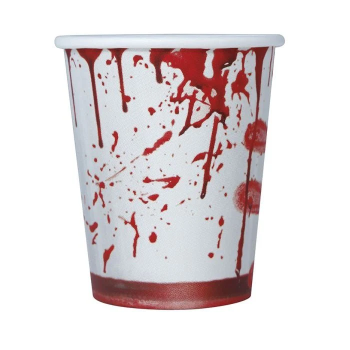 Halloween Bloederige Bekers 200ml 6st - Image 2