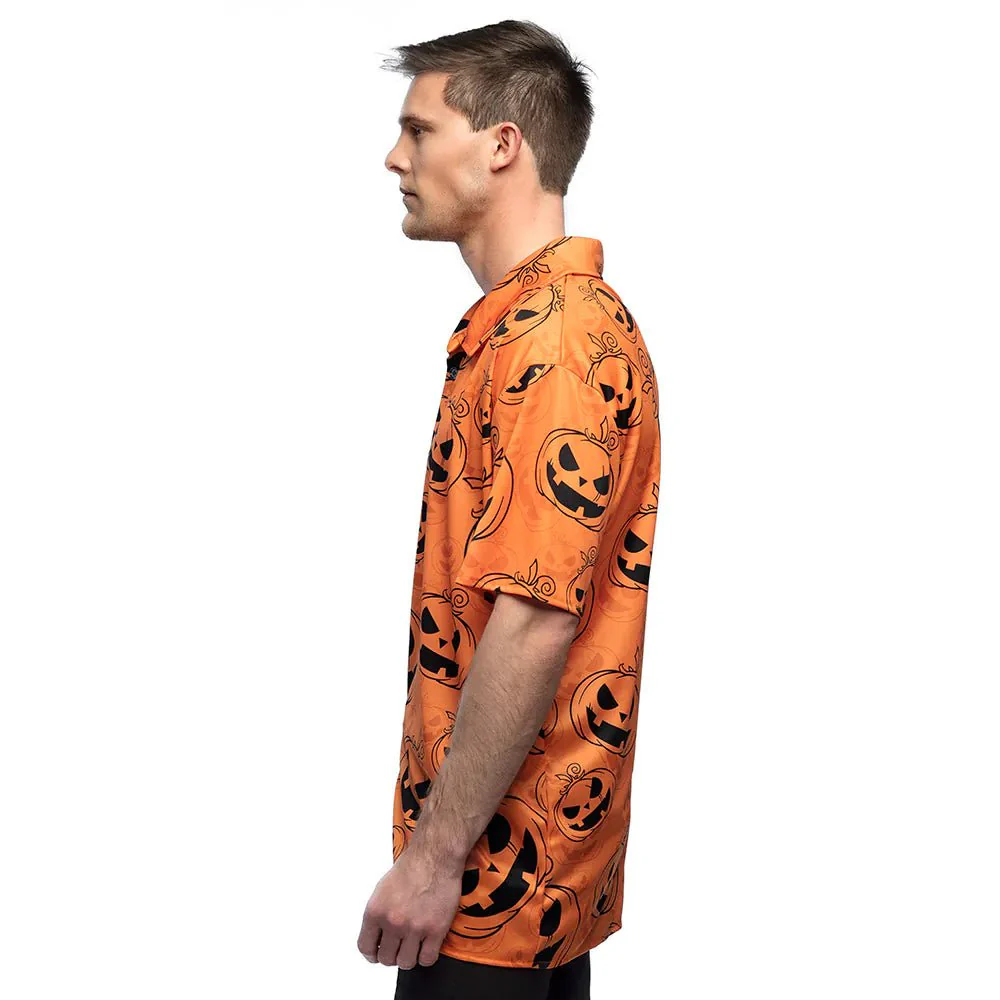 Halloween Blouse Heren Pompoen - Image 3