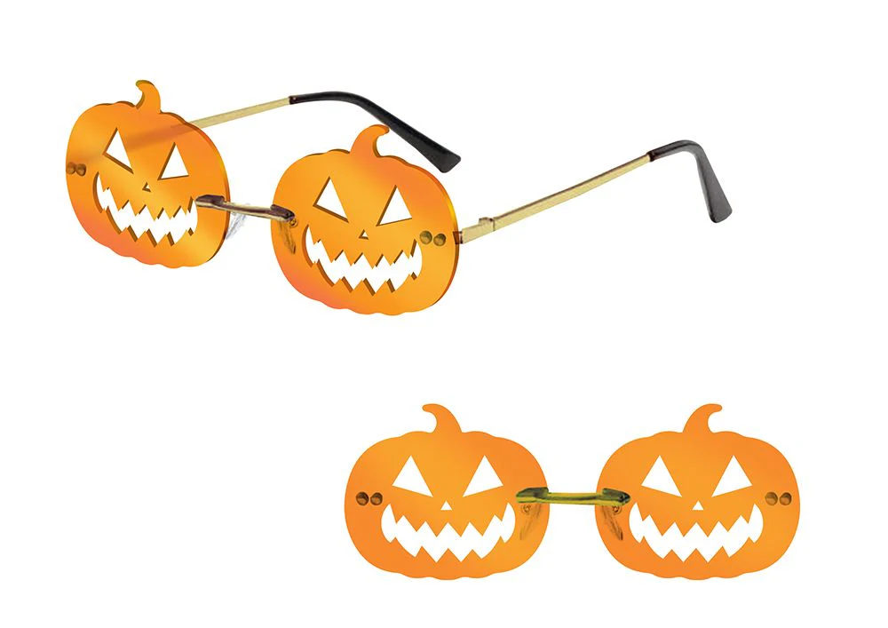 Halloween Bril Oranje Pompoenen - Image 2