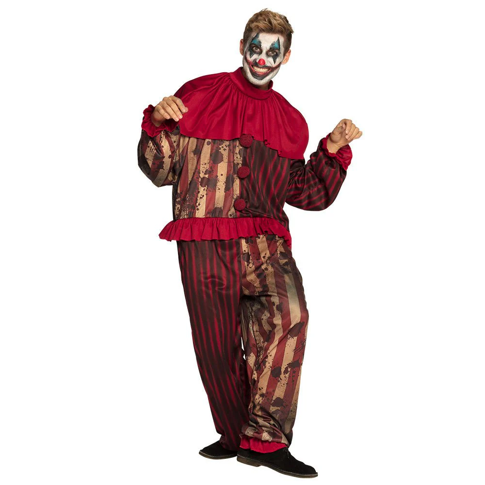 Halloween Clown Kostuum Rood - Image 2