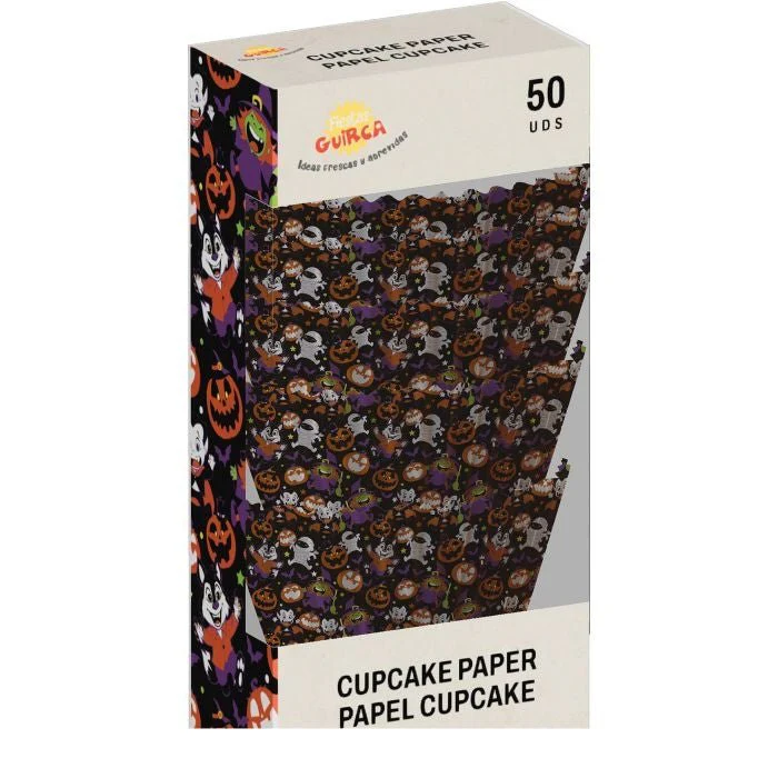 Halloween Cupcake Vormpjes Papier 5cm 50st - Image 4