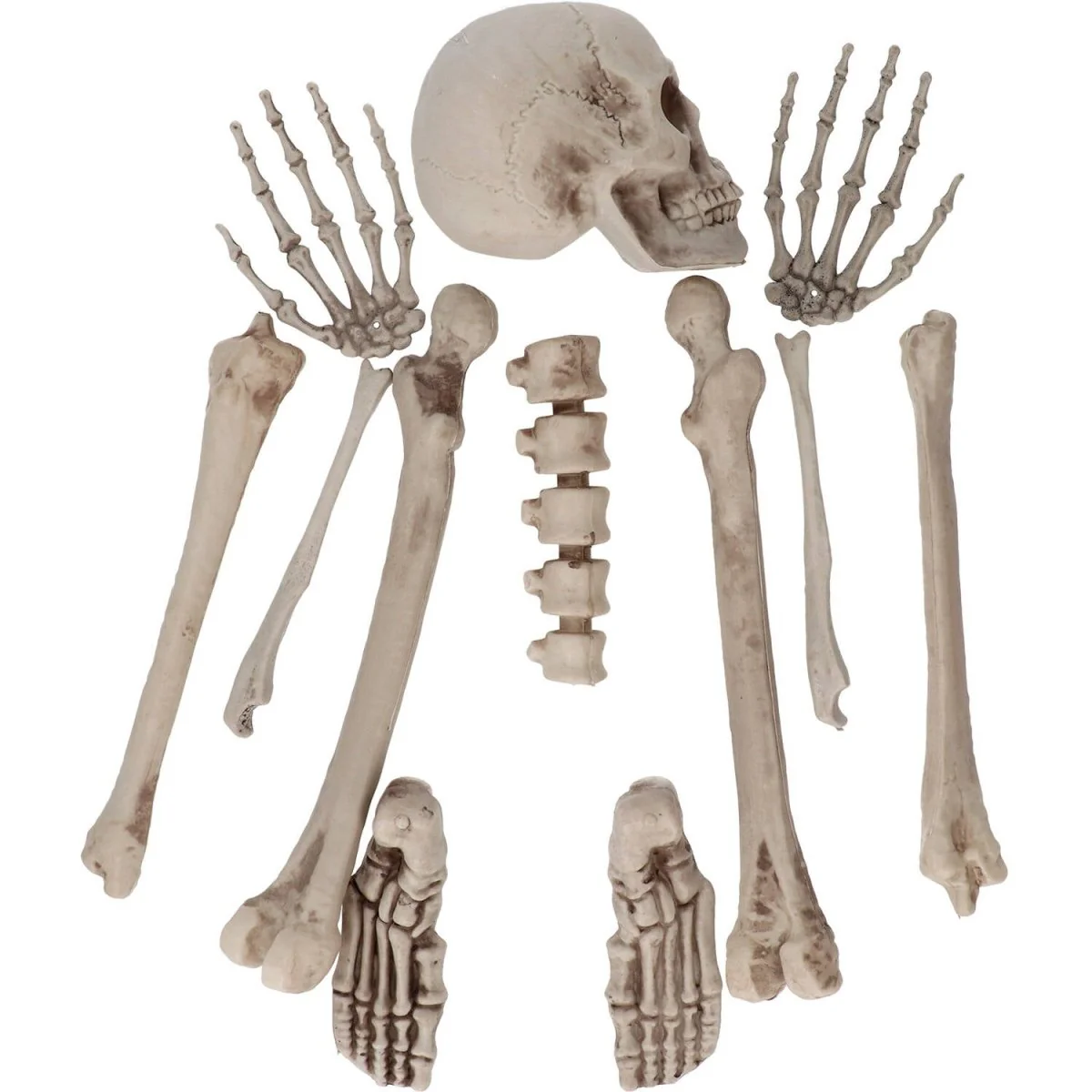 Halloween Decoratie Set Skelet 12 delig