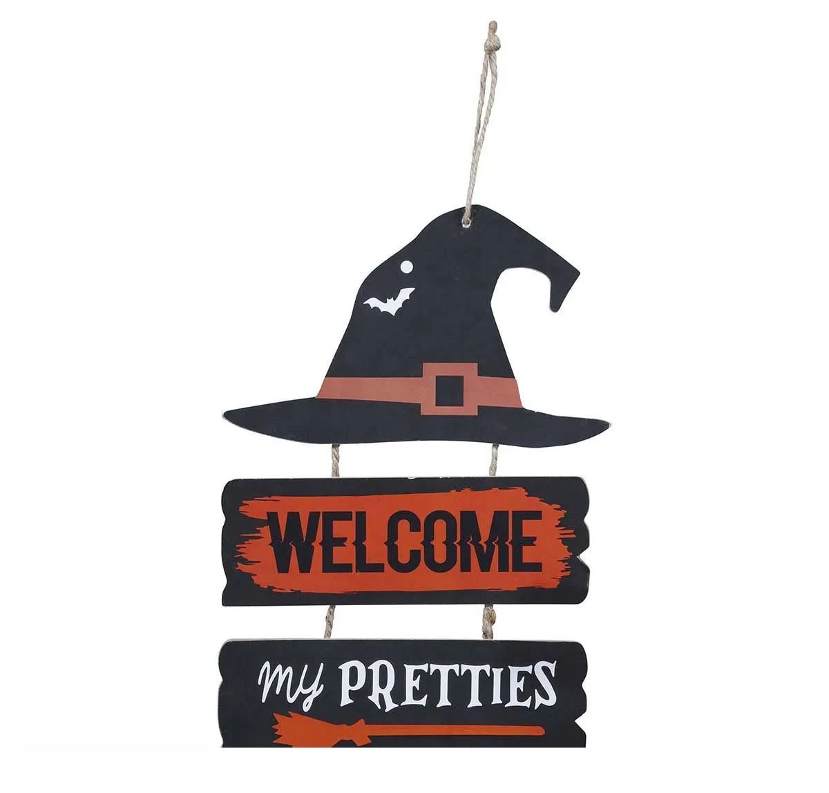 Halloween Deurbord Welcome 32cm - Image 4