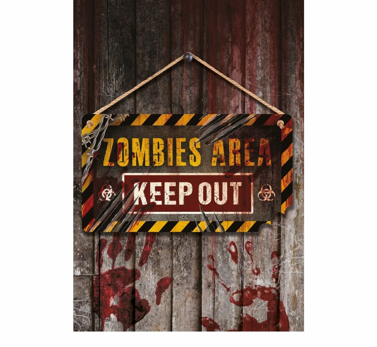 Halloween Deurbord Zombies Area 35cm - Image 2