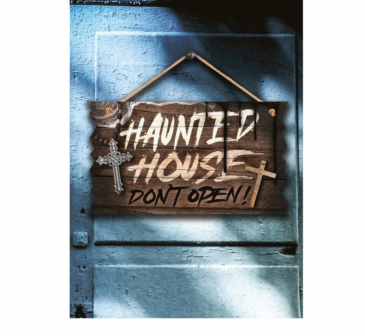 Halloween Deurborden Haunted House 35cm - Image 2
